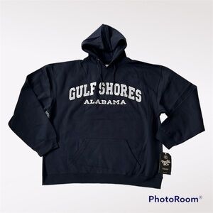 Pacific & co. Hoodie Gulf Alabama in Navy size XL